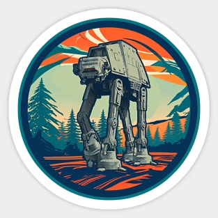 A Work of At-At Sticker